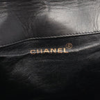 Chanel Backpack Quilted Turnlock Chain Black Lambskin Double — view 4