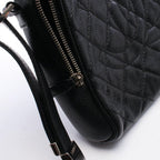Chanel Shoulder Bag Quilted CC Logo Black Caviar Leather — view 7