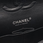Chanel Shoulder Bag Chevron V-Stitch Double Flap Black Lambskin Chain — view 4