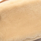 Prada Handbag Odette Shearling Mini Beige Leather Bag — view 5