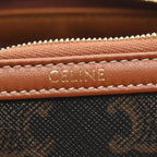 Celine Shoulder Bag Chain Clutch Triomphe Leather — view 4