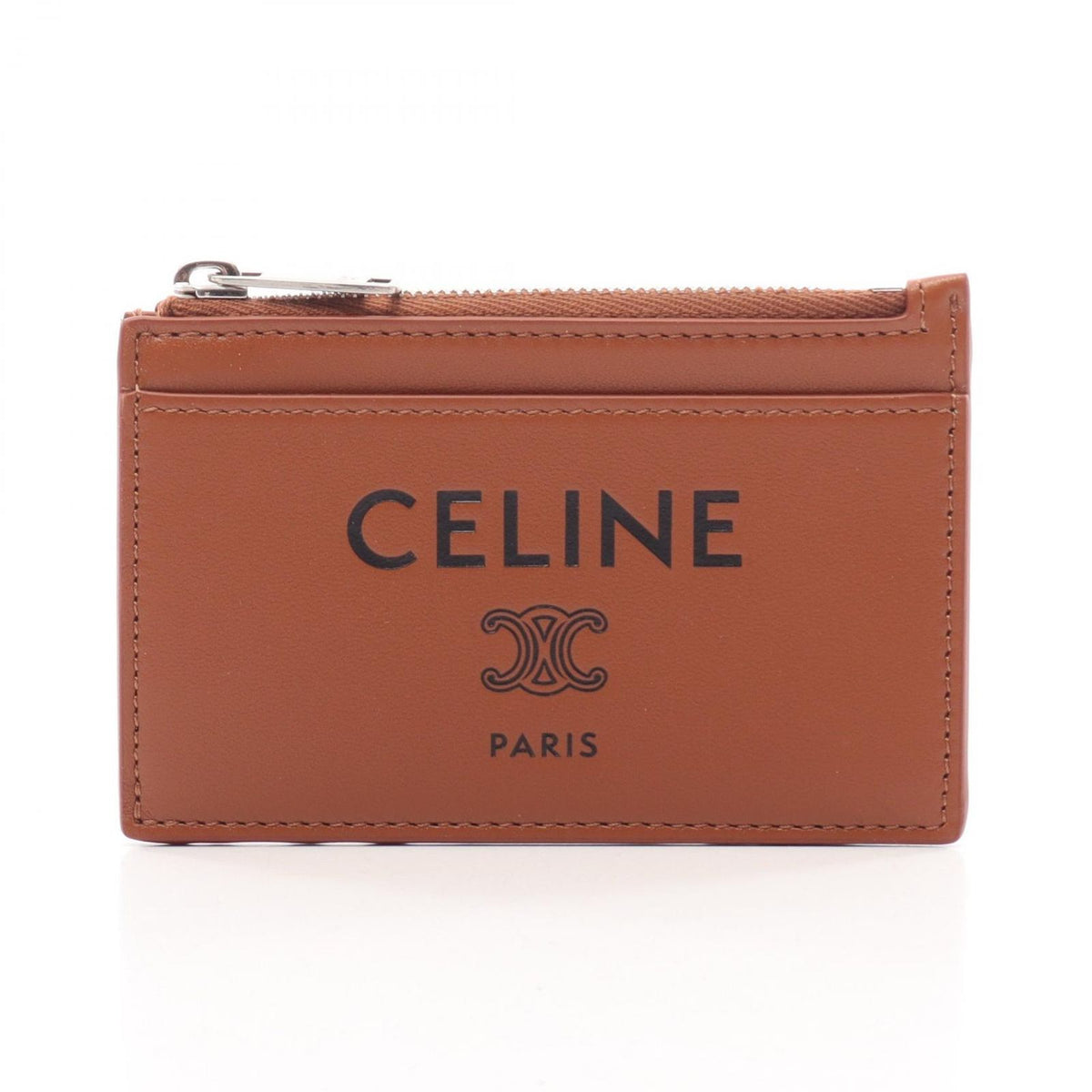 Celine Card Case Triomphe Leather