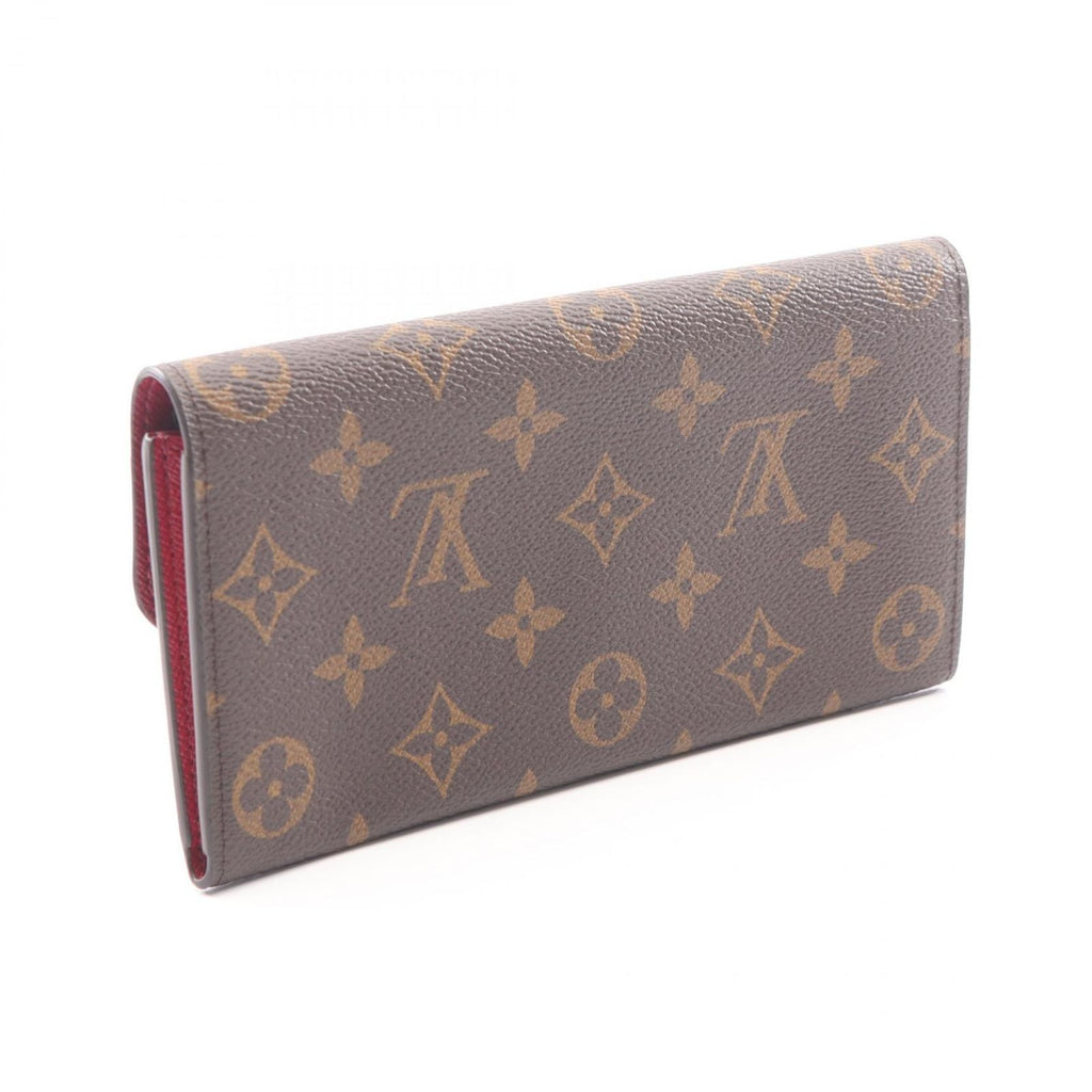 Louis Vuitton Bifold Wallet Portefeuille Emily Monogram Fuchsia Leather — view 2