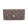 Louis Vuitton Bifold Wallet Portefeuille Emily Monogram Fuchsia Leather