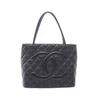 Chanel Tote Bag Reissue Black Caviar Leather