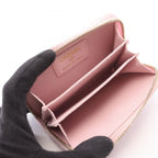 Chanel Coin Purse Classic Zip Quilted Pink Leather — view 3