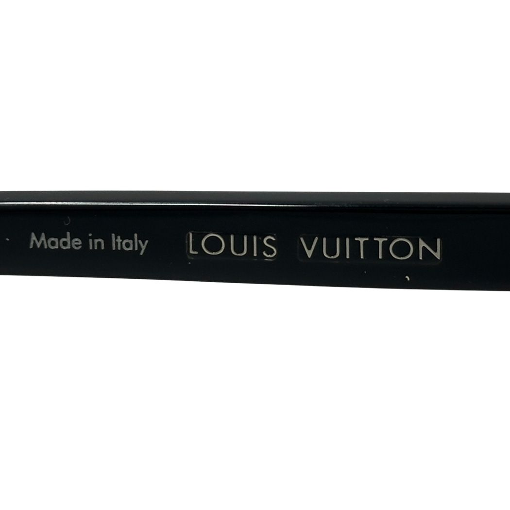 Louis Vuitton Sunglasses LV Signature Square Round Noir Blue Cool Eyewear — view 5