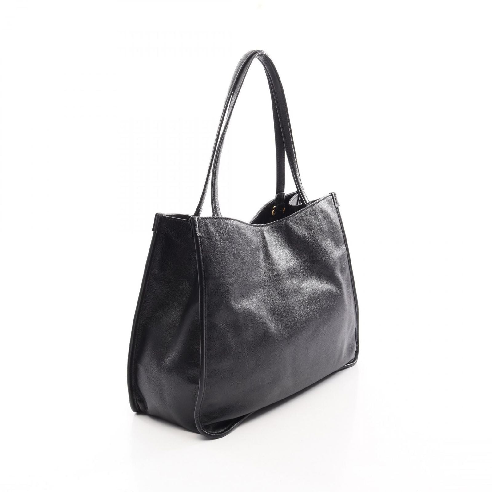 Gucci Tote Bag Horsebit 1955 Black Leather — view 2