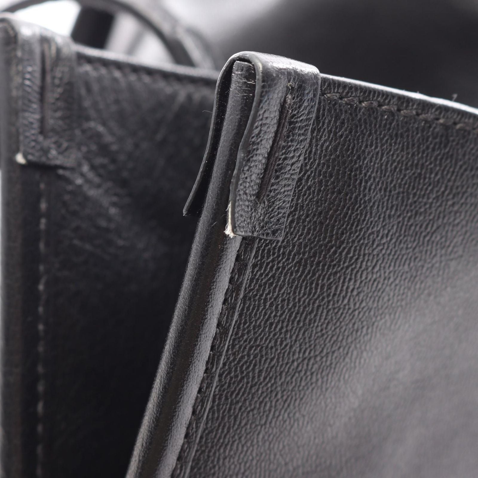 Gucci Tote Bag Horsebit 1955 Black Leather — view 8