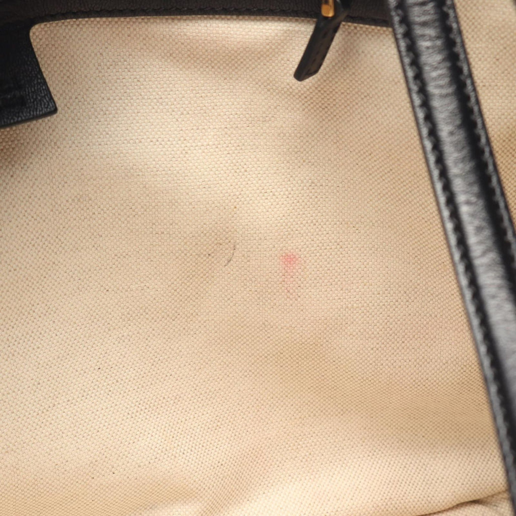 Gucci Tote Bag Horsebit 1955 Black Leather — view 5
