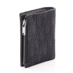 Dior Bifold Wallet Oblique Black Dark Gray — view 2