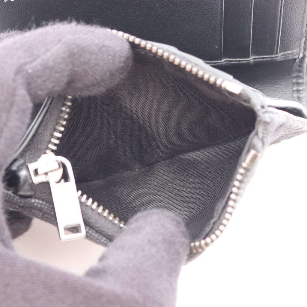 Dior Bifold Wallet Oblique Black Dark Gray — view 4