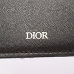 Dior Bifold Wallet Oblique Black Dark Gray — view 5