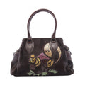 Fendi Tote Etonico Animal Motif Brown Leather Handbag