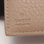Gucci Bifold Wallet GG Emblem Small Pink Beige Leather — view 5