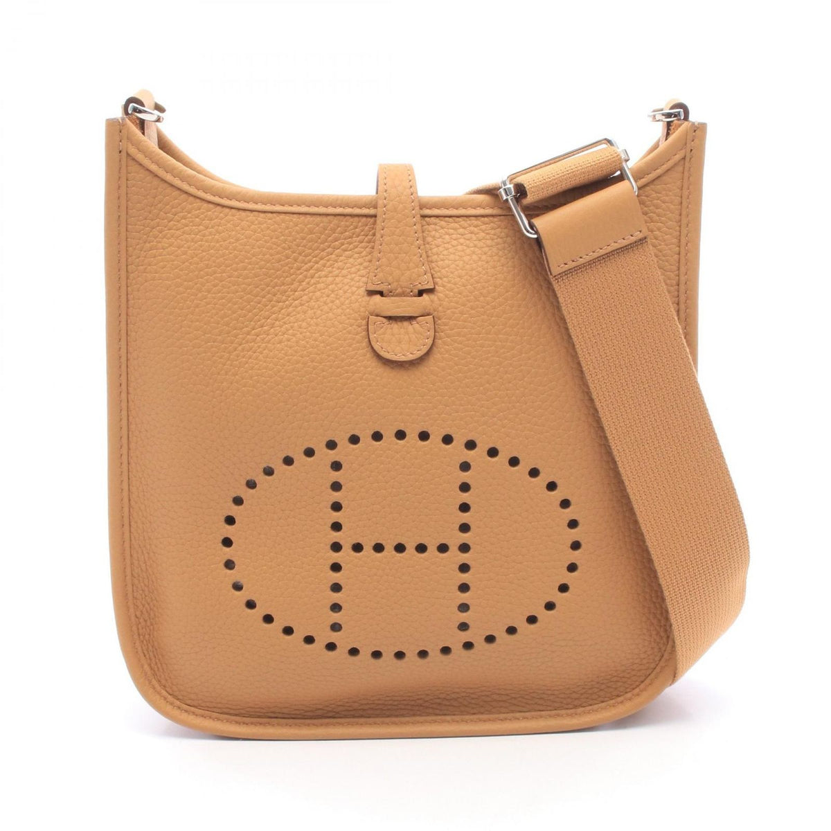 Hermes Shoulder Bag Biscuit Leather
