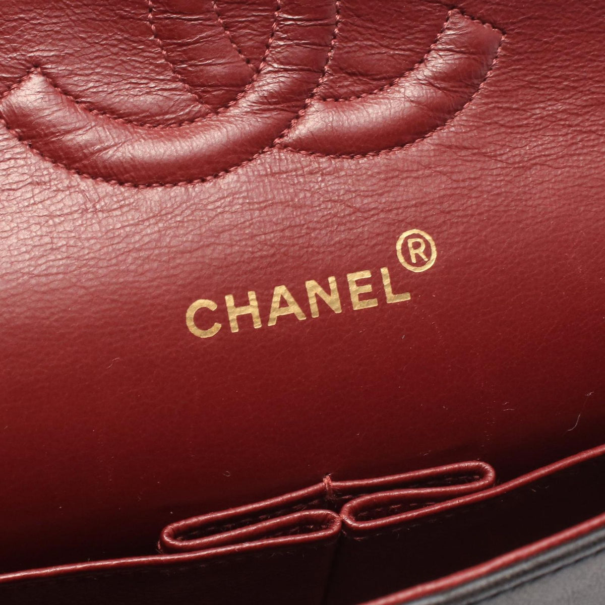 Chanel Shoulder Bag Quilted Double Flap Black Lambskin Chain — view 4
