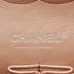 Chanel Shoulder Bag Quilted Double Flap Rose Gold Leather Chain — view 4