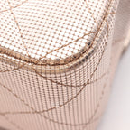 Chanel Shoulder Bag Quilted Double Flap Rose Gold Leather Chain — view 7