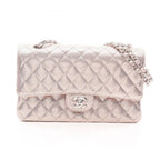 Chanel Shoulder Bag Quilted Double Flap Rose Gold Leather Chain