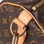 Louis Vuitton Monogram Keepall Bandouliere 55 2-Way Boston Bag Brown Canvas — view 5