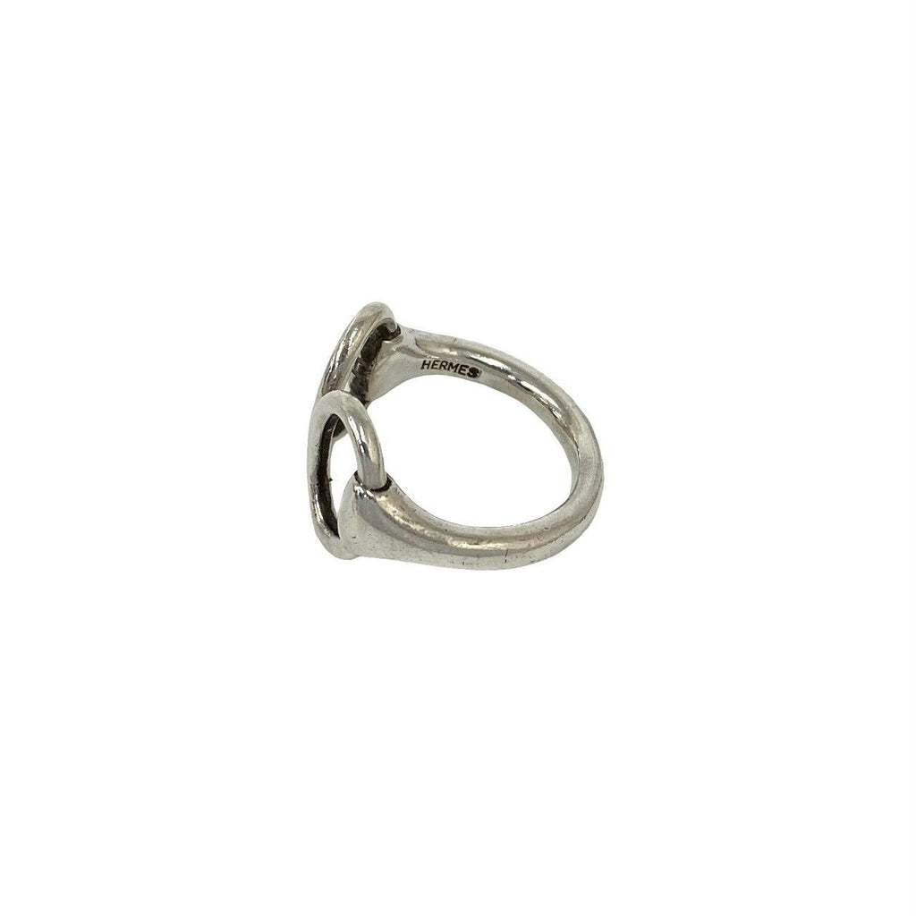 Hermes Vintage Nausicaa Ring 925 Sterling Silver — view 4
