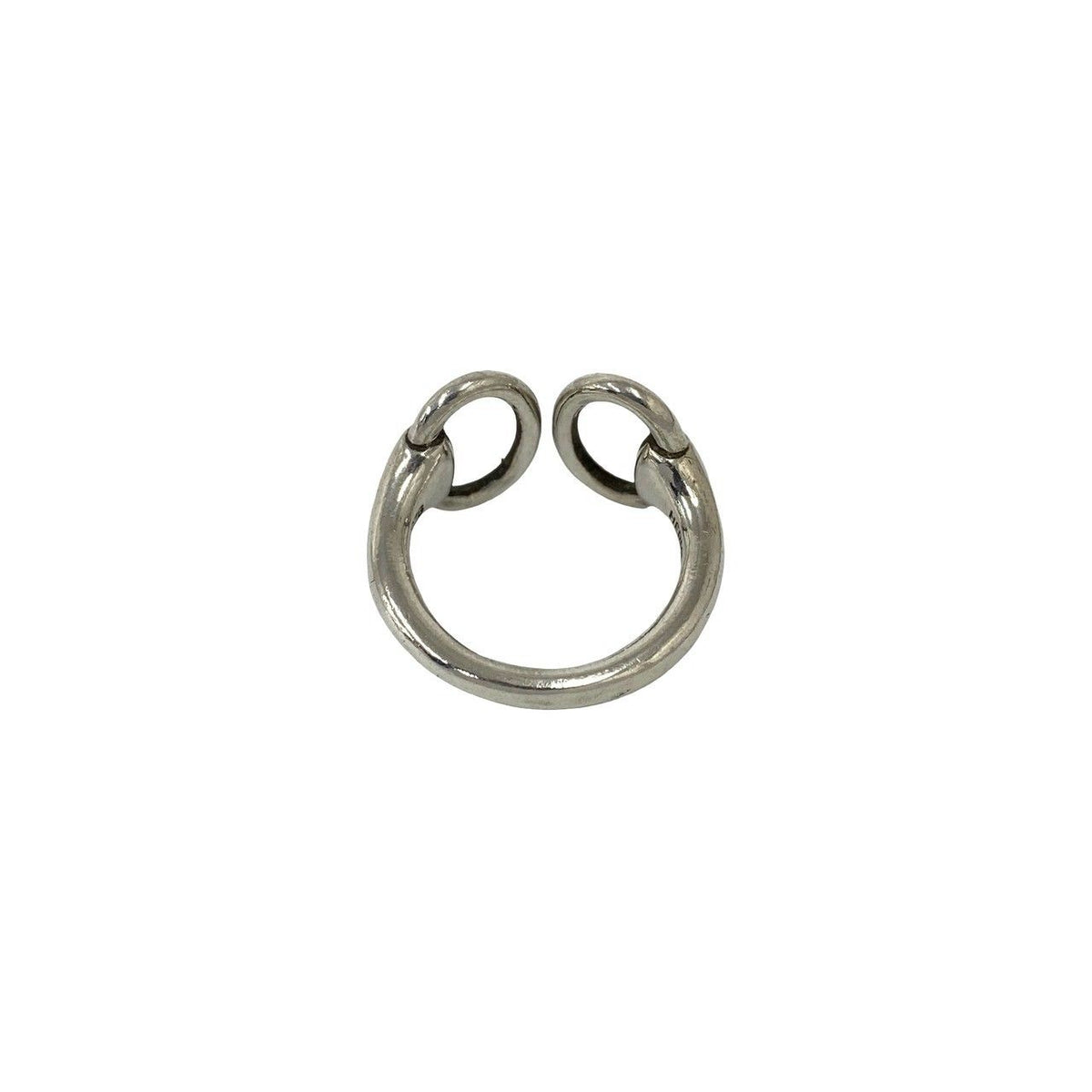 Hermes Vintage Nausicaa Ring 925 Sterling Silver — view 6