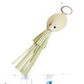Hermes Key Holder Purpu Limoncello Epsom Agneau Milo Key Ring Charm Silver