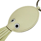 Hermes Key Holder Purpu Limoncello Epsom Agneau Milo Key Ring Charm Silver — view 3