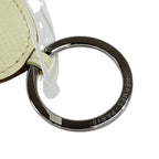 Hermes Key Holder Purpu Limoncello Epsom Agneau Milo Key Ring Charm Silver — view 5