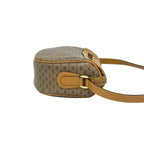 Gucci Vintage Sherry Line Micro GG Logo Leather Shoulder Bag Brown — view 6