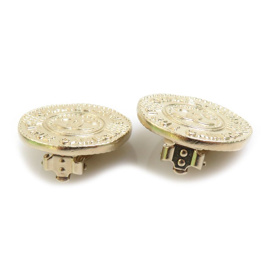 Chanel Earrings Gold — view 3