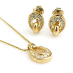 Dior Earrings Set Necklace