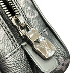 Louis Vuitton Trousse PM Monogram Eclipse Pochette Canvas Handbag — view 6