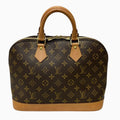 Louis Vuitton Alma Monogram Handbag Canvas
