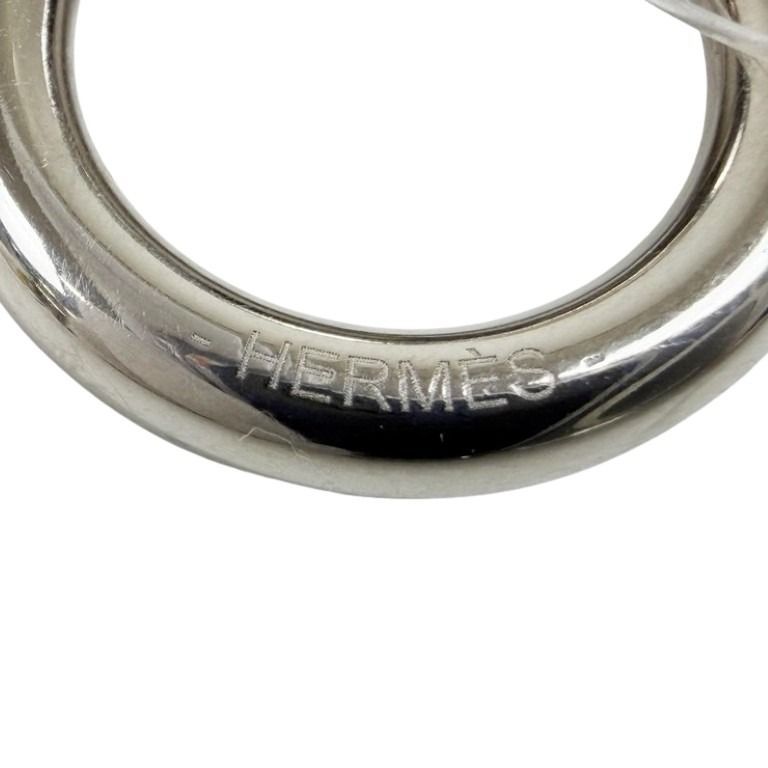 Hermes Necklace Helios Cheval Camaille de Blue Silver Metal — view 6