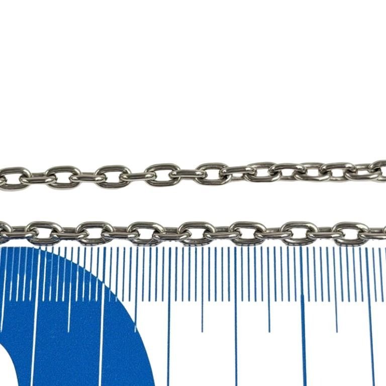 Hermes Necklace Helios Cheval Camaille de Blue Silver Metal — view 4