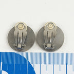 Hermes Earrings Sellier Silver Shell Metal — view 2