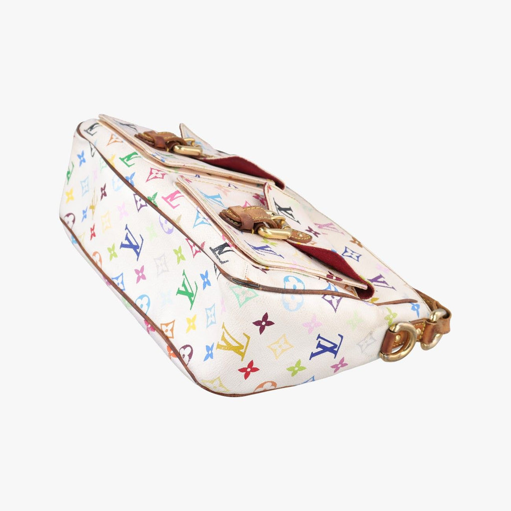 Louis Vuitton Lodge GM Blanc Monogram Multicolor Shoulder Bag — view 4