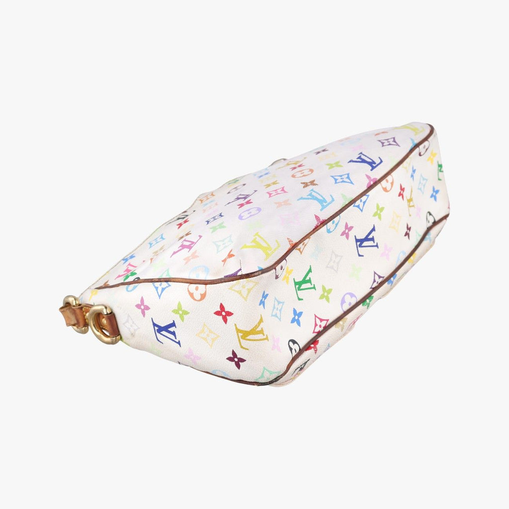 Louis Vuitton Lodge GM Blanc Monogram Multicolor Shoulder Bag — view 7