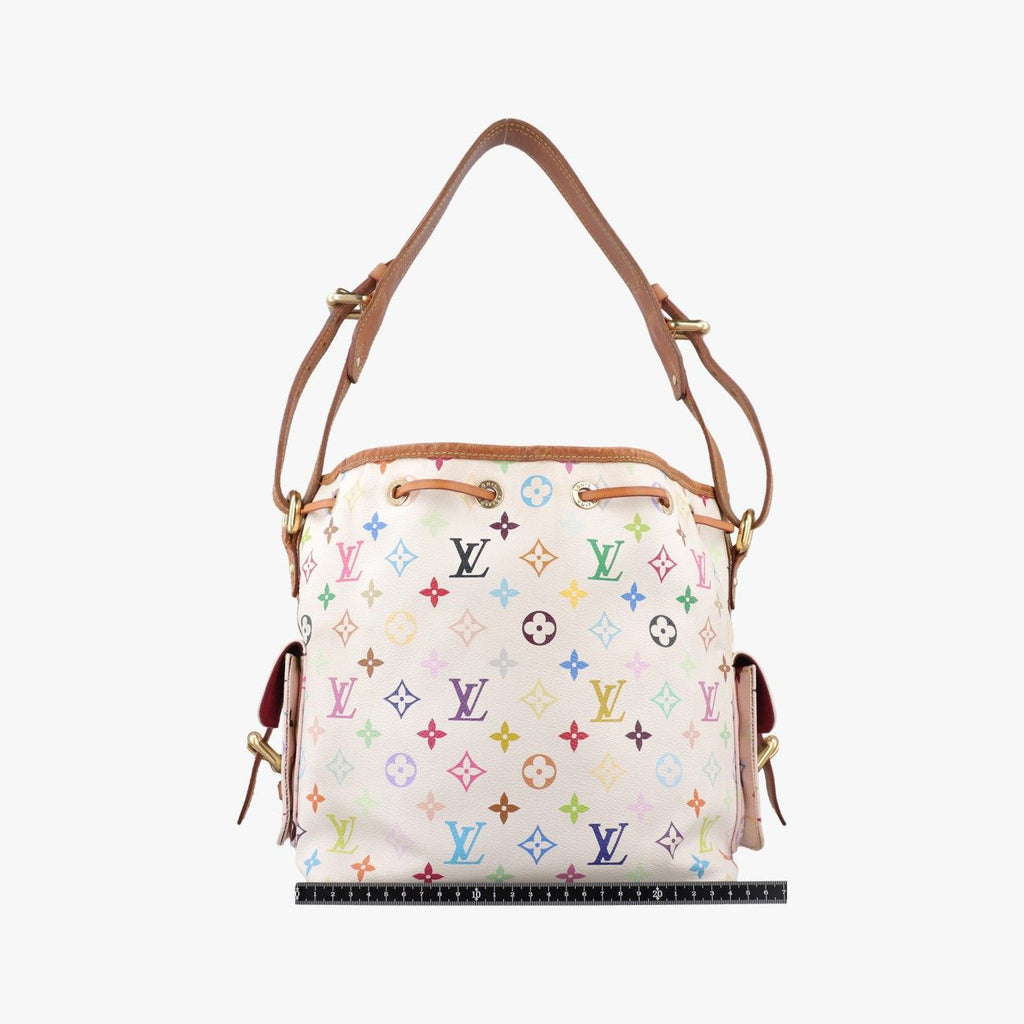 Louis Vuitton Petit Noe Blanc Monogram Multicolor Bucket Bag — view 2