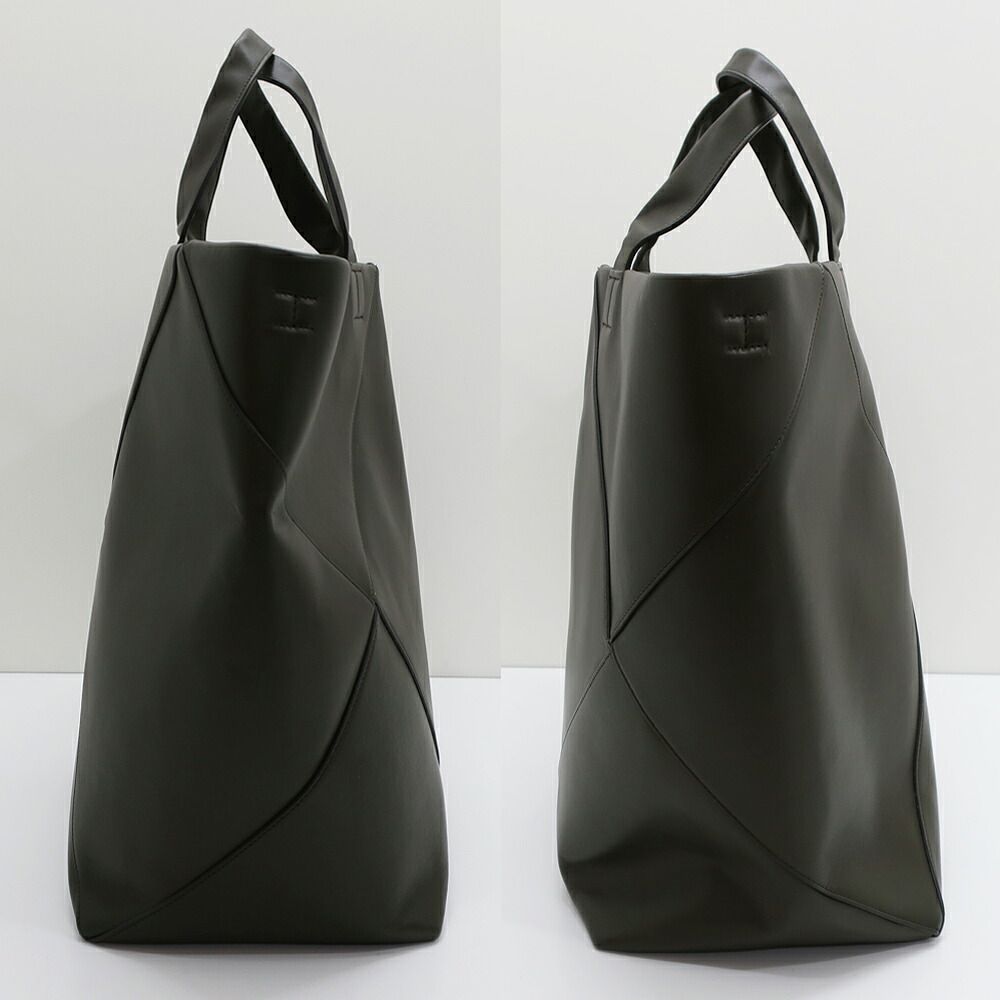 Bottega Veneta Maxi Intrecciato Tote Bag Khaki Dark Green 2-Way — view 4