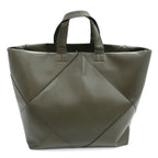Bottega Veneta Maxi Intrecciato Tote Bag Khaki Dark Green 2-Way — view 2