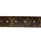 Louis Vuitton Belt Ceinture LV Initial Monogram Black Brown Gold — view 6
