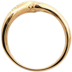 Celine Logo Diamond Ring 18K Yellow Gold — view 3