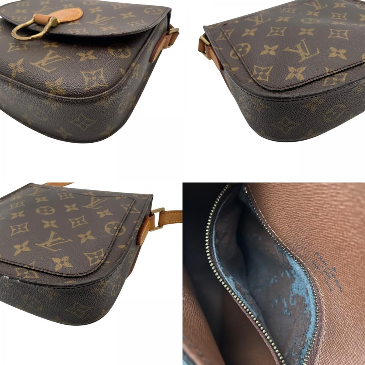 Louis Vuitton Saint Cloud PM Monogram Shoulder Bag Crossbody Pochette Flap — view 8