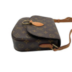 Louis Vuitton Saint Cloud PM Monogram Shoulder Bag Crossbody Pochette Flap — view 6