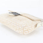Fendi Zucca Mamma Baguette Bucket Leather Shoulder Bag — view 6