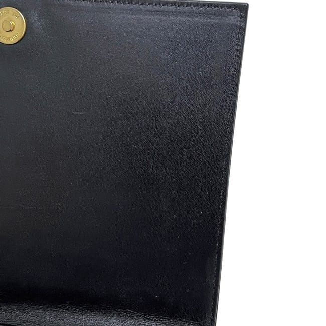 Saint Laurent Clutch Handbag Croco Black — view 6