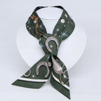 Hermes 07 C'est la Fete Silk Twilly Scarf — view 4
